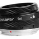 The entire lens tilts to adjust your focus point within the frame